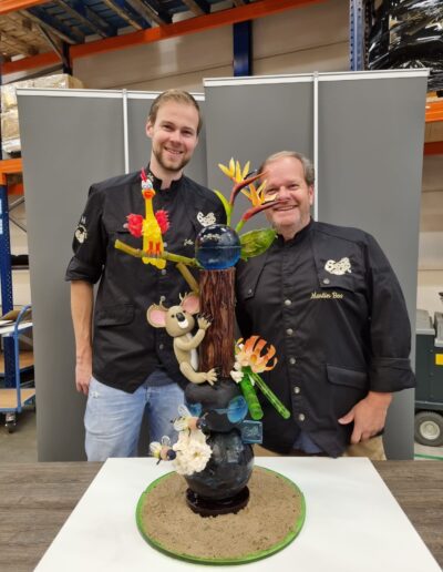 Suikerkunst gemaakt door team Sugar-Art